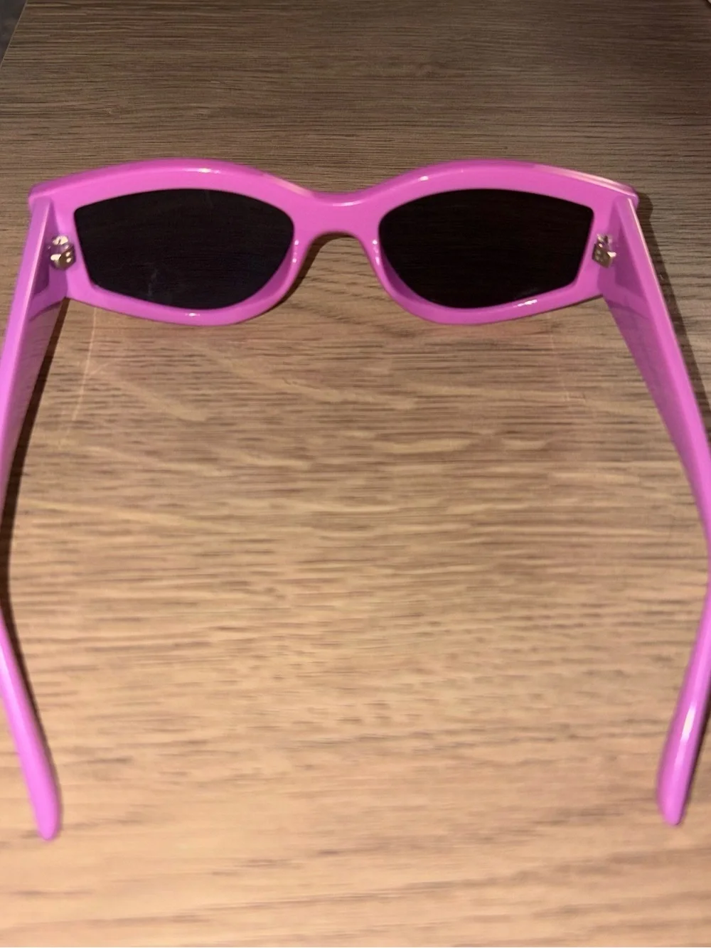 Diff Eyewear Pink Sunglasses with Reflective Pink/Purple Lenses